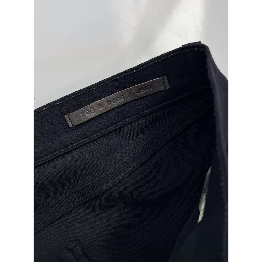 Rag & Bone Devi‎ Lace Up Skinny Jeans / Midnight Black / Women's 27 - Picture 3 of 6